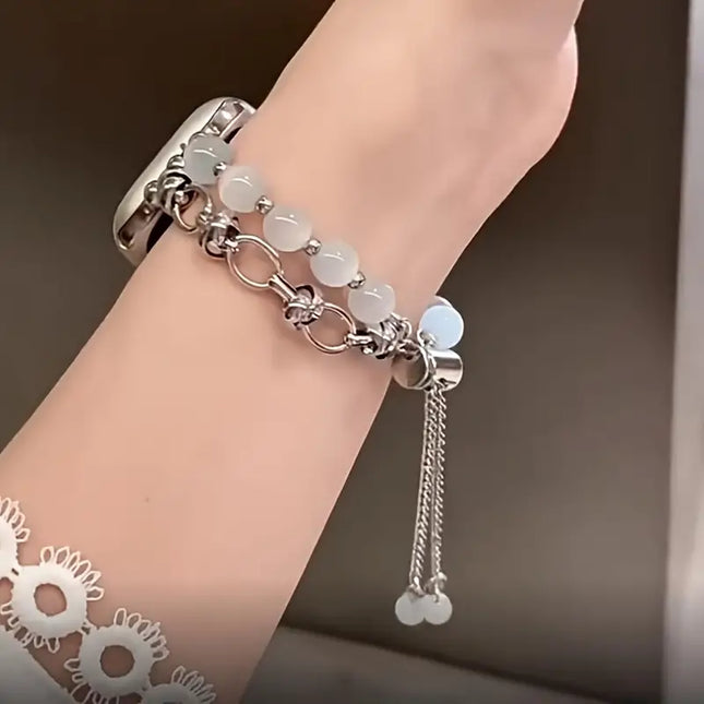 Ceramic Bead Watch Band for Women
