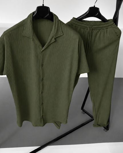Unisex Pleated Set