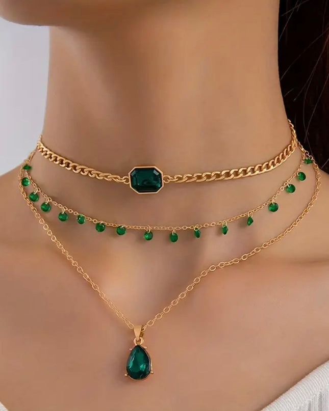 Emerald Choker Necklaces