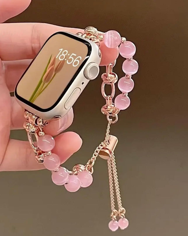 Ceramic Bead Watch Band for Women