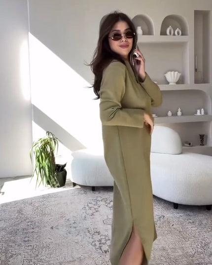 Women's Poly Linen Long Shirt
