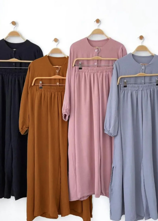 Women Long Shirt & Trouser Set